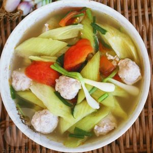 Cây dọc mùng chế biến thành nhiều món ăn ngon, bổ dưỡng